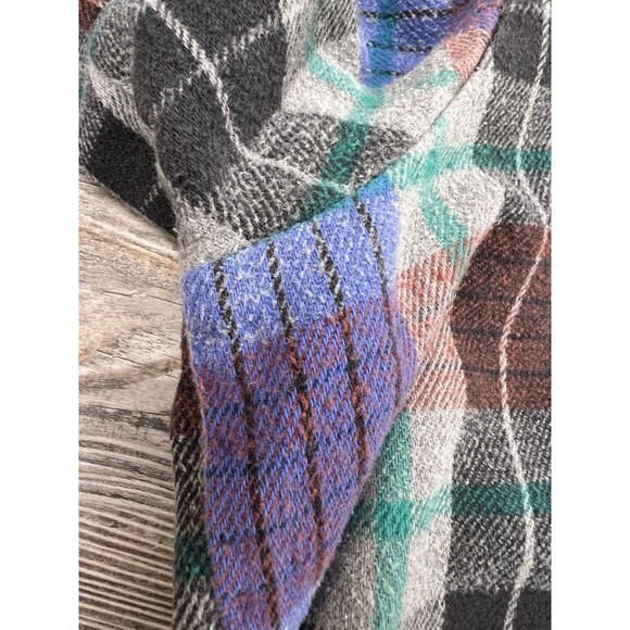 Vtg Five Brother Soft Flannel Shirt Plaid Mens Tallman 3XLT Gorpcore Cabincore - Picture 7 of 14